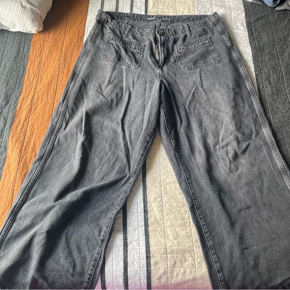 Old Navy High Rise Baggy Wide Leg sz 18 - Picture 4 of 6